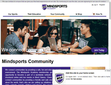 Tablet Screenshot of mindsportsacademy.com